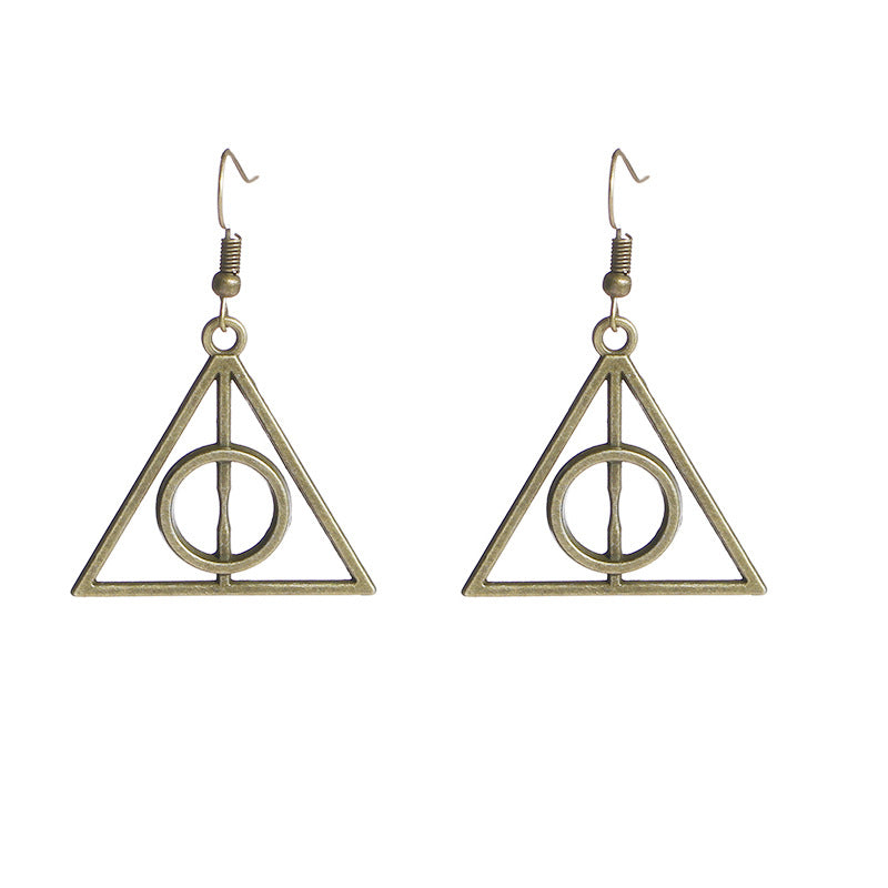 Peripheral Triangle Retro Available In Two Earrings