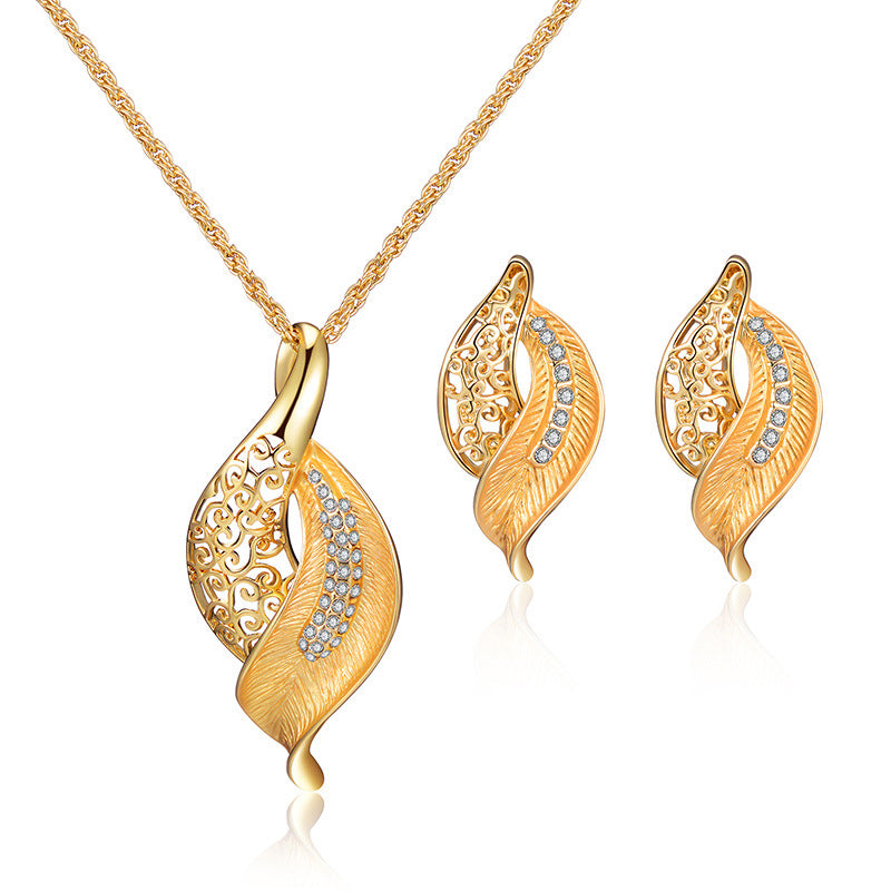 Women's Bridal Peacock Gem Opal For Jewelry Set