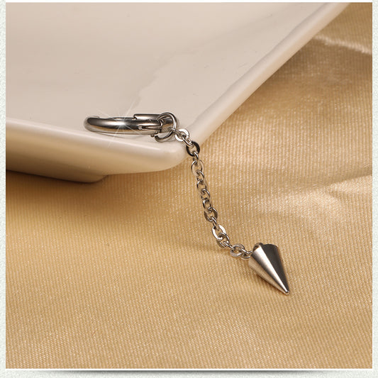 Men's Korean Style Tassel Chain Hipster Ear Earrings
