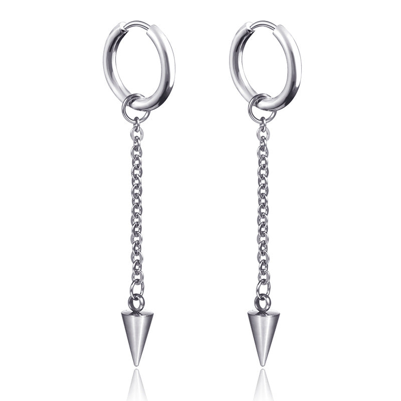 Men's Korean Style Tassel Chain Hipster Ear Earrings