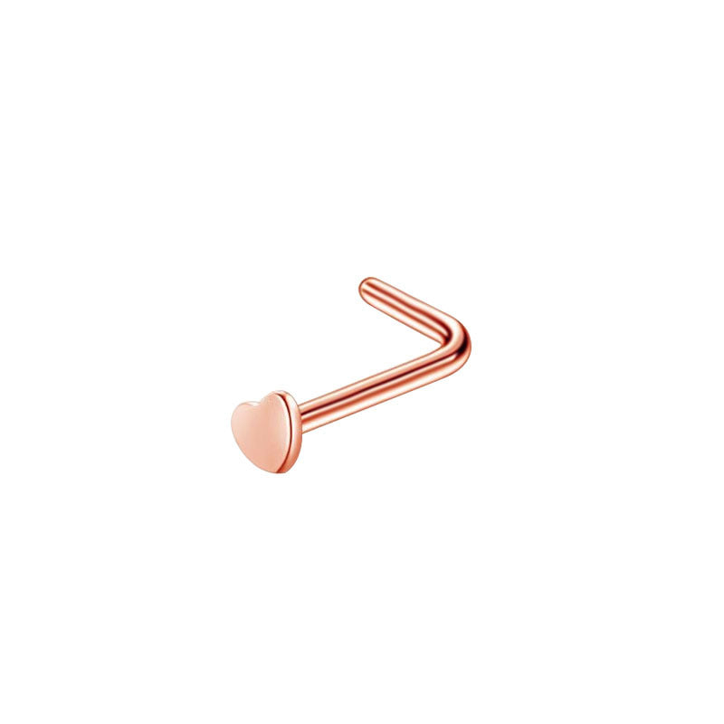 Beautiful Nose Nail Puncture Stainless Steel Earrings