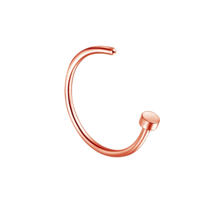 Beautiful Nose Nail Puncture Stainless Steel Earrings