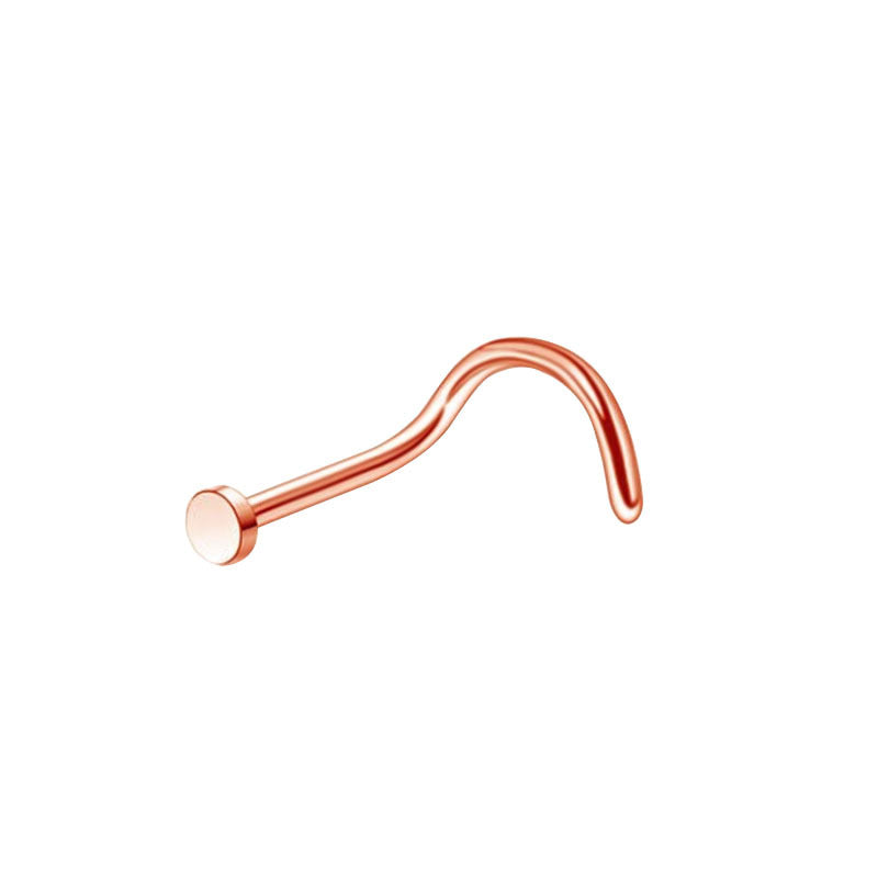 Beautiful Nose Nail Puncture Stainless Steel Earrings