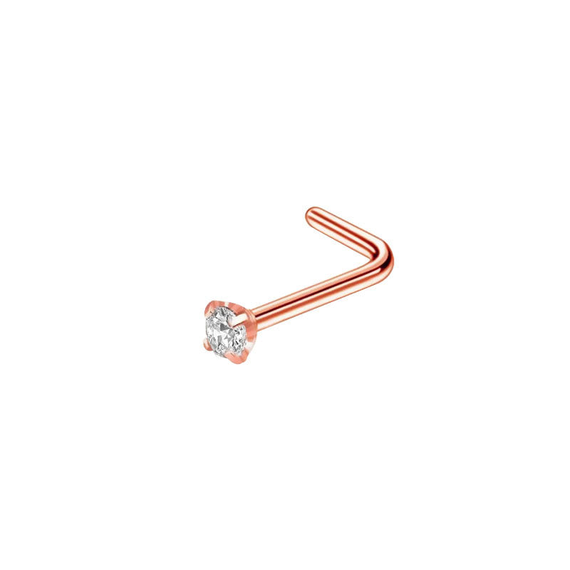 Beautiful Nose Nail Puncture Stainless Steel Earrings