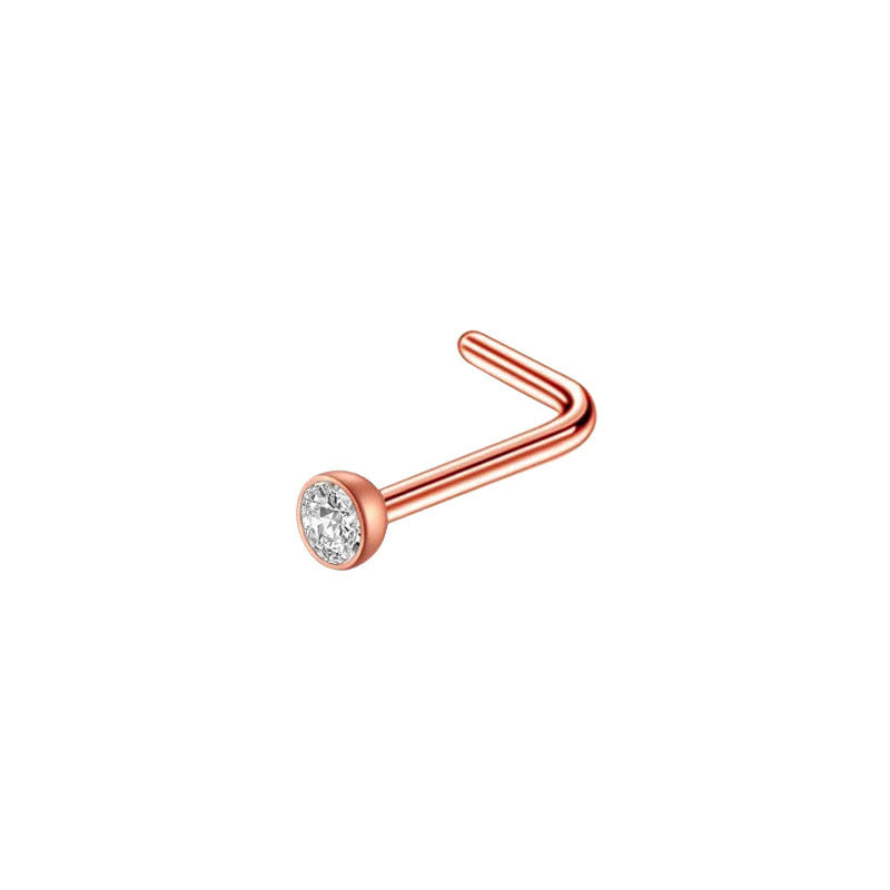 Beautiful Nose Nail Puncture Stainless Steel Earrings