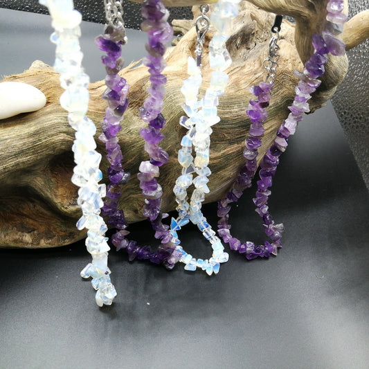 Crystal Irregular Gravel Clavicle Chain Creative Necklaces