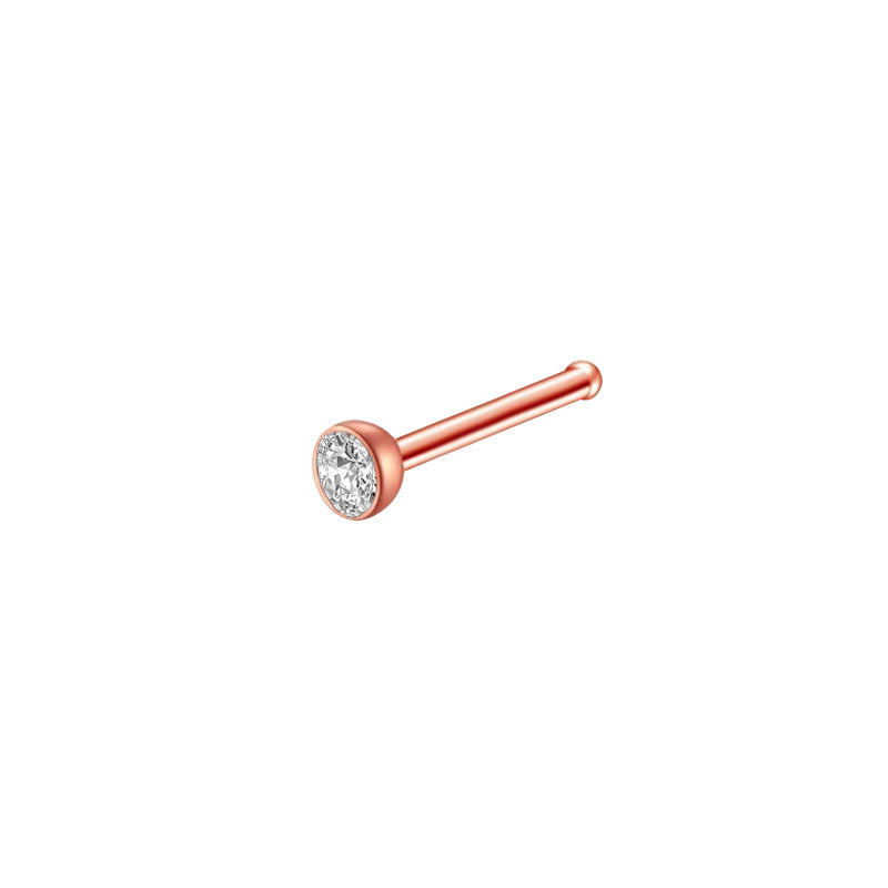 Beautiful Nose Nail Puncture Stainless Steel Earrings