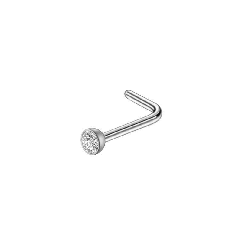 Beautiful Nose Nail Puncture Stainless Steel Earrings
