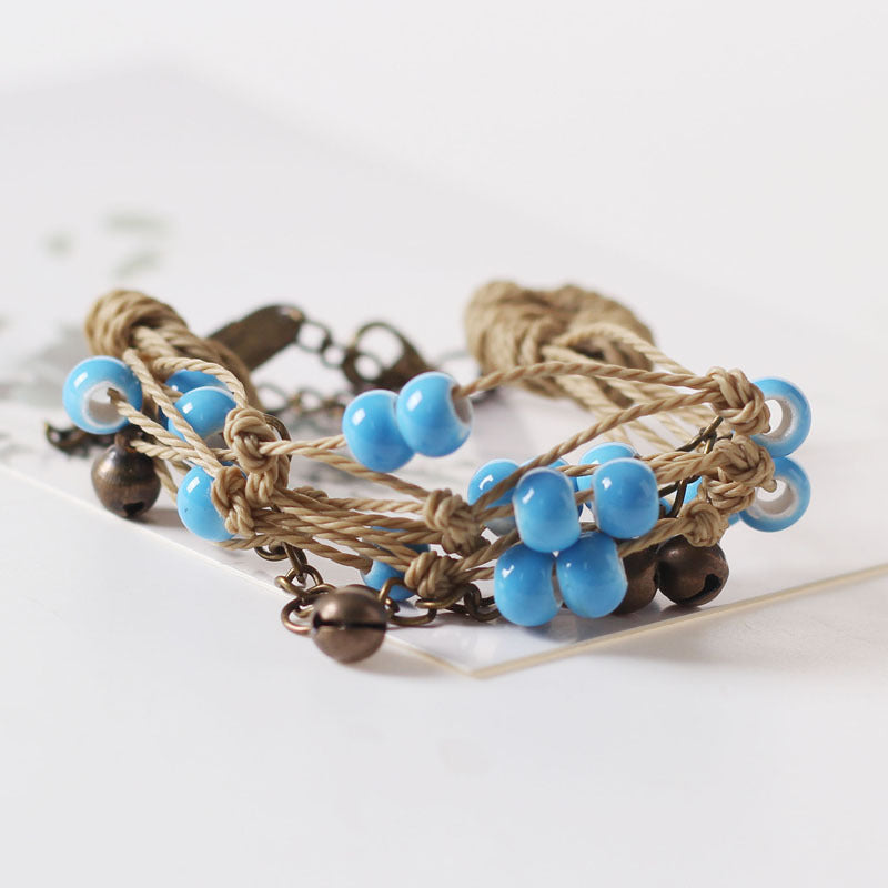 Ethnic Style Ceramic Beads Ornament Stall Bracelets