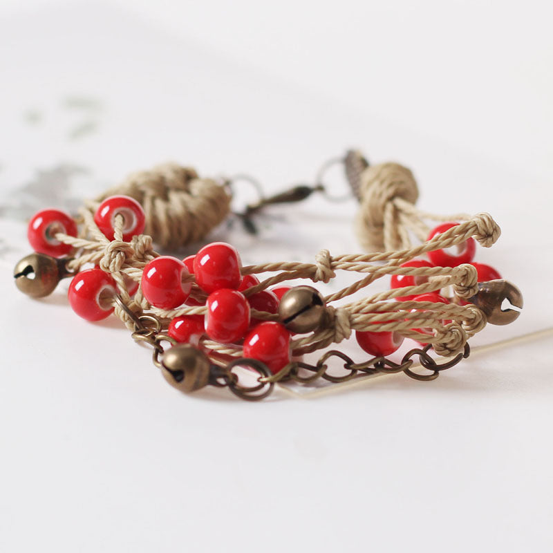 Ethnic Style Ceramic Beads Ornament Stall Bracelets