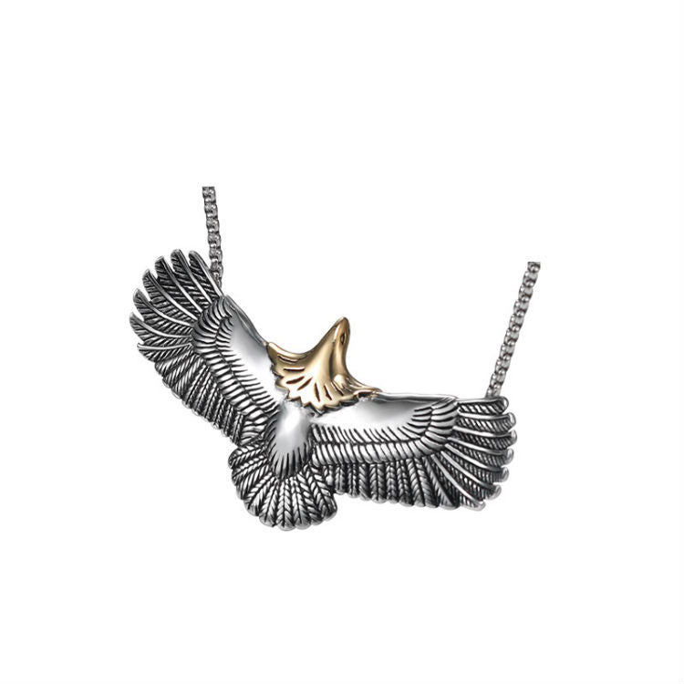 Women's & Men's Full Personality Eagle Flying Feather Stylish Pendants
