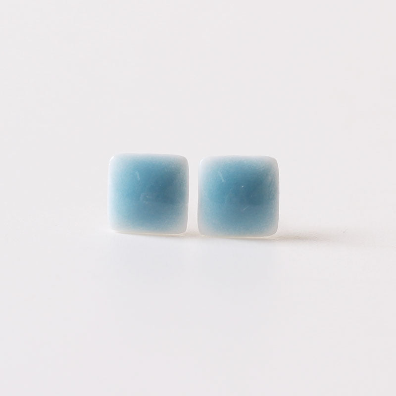 Sweet Solid Color Small Fresh Adult Earrings