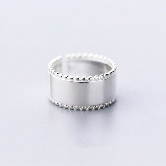 Open Female Retro Style Personality Wide Rings
