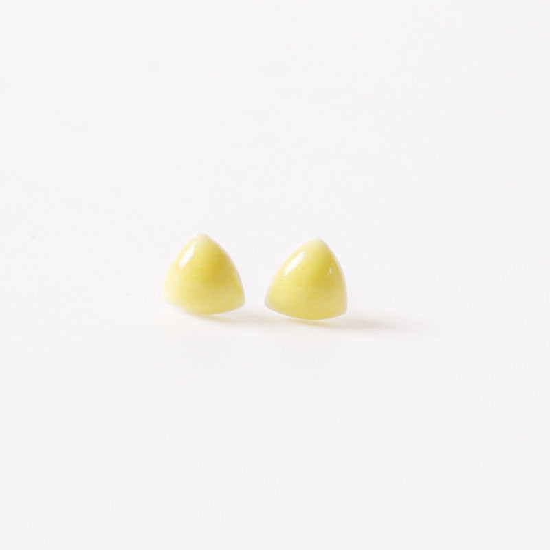 Sweet Solid Color Small Fresh Adult Earrings