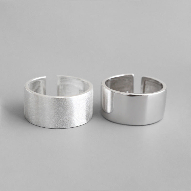 Korean Style Sterling Sier Simple Versatile Rings