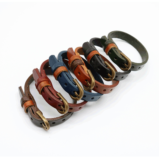 Leather Cowhide Creative Letter Wrist Strap Bracelets
