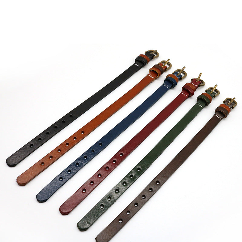 Leather Cowhide Creative Letter Wrist Strap Bracelets