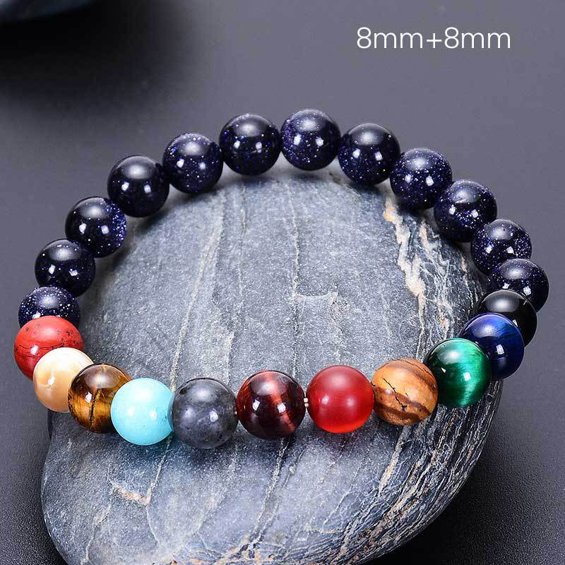 Universe Galaxy Solar System Eight Planets Bracelets