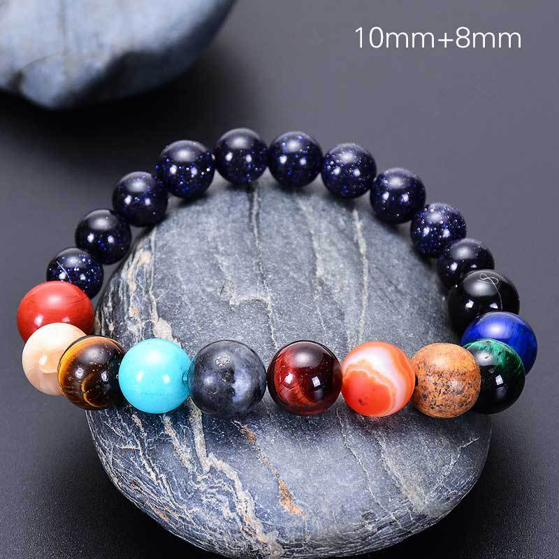 Universe Galaxy Solar System Eight Planets Bracelets