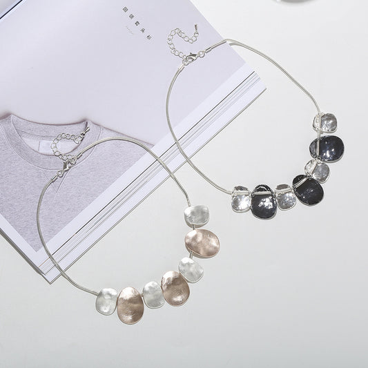 Women's Exaggerated Geometry Fashion High-grade Short Chain Necklaces