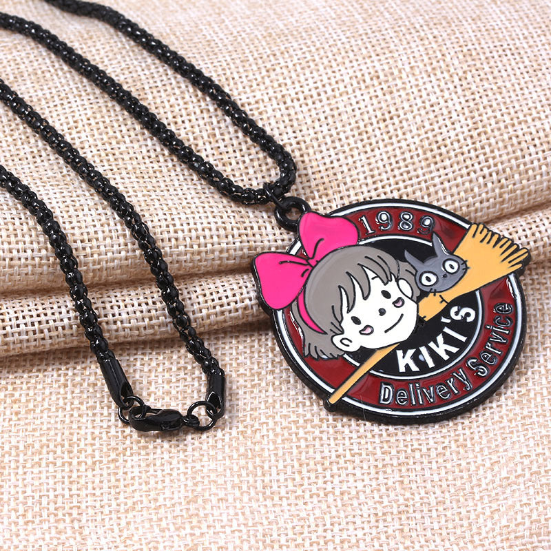 Anime Peripheral Witch Little Black Cat Necklaces