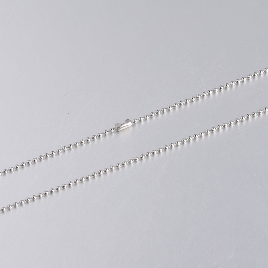 Stainless Steel Ball Bead Chain Decoration Necklaces