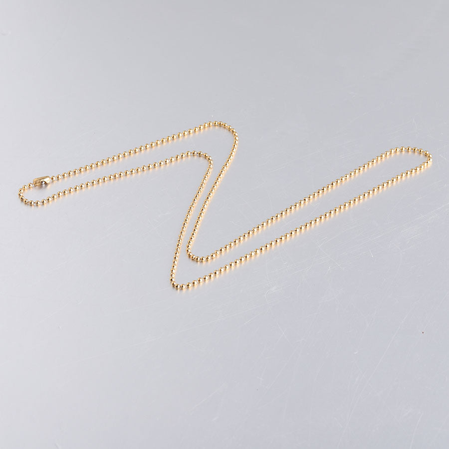 Stainless Steel Ball Bead Chain Decoration Necklaces