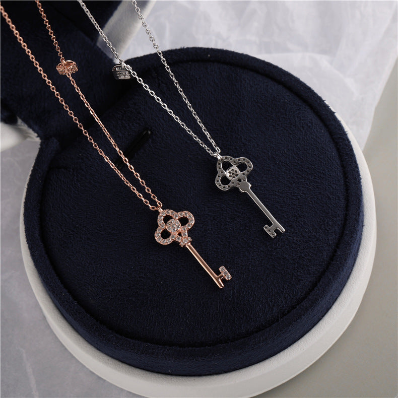 Women's Design Sterling Sier Key Light Luxury Necklaces