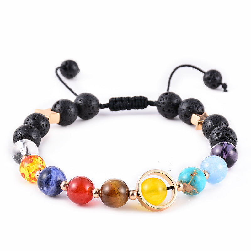 Universe Galaxy Solar System Eight Planets Bracelets