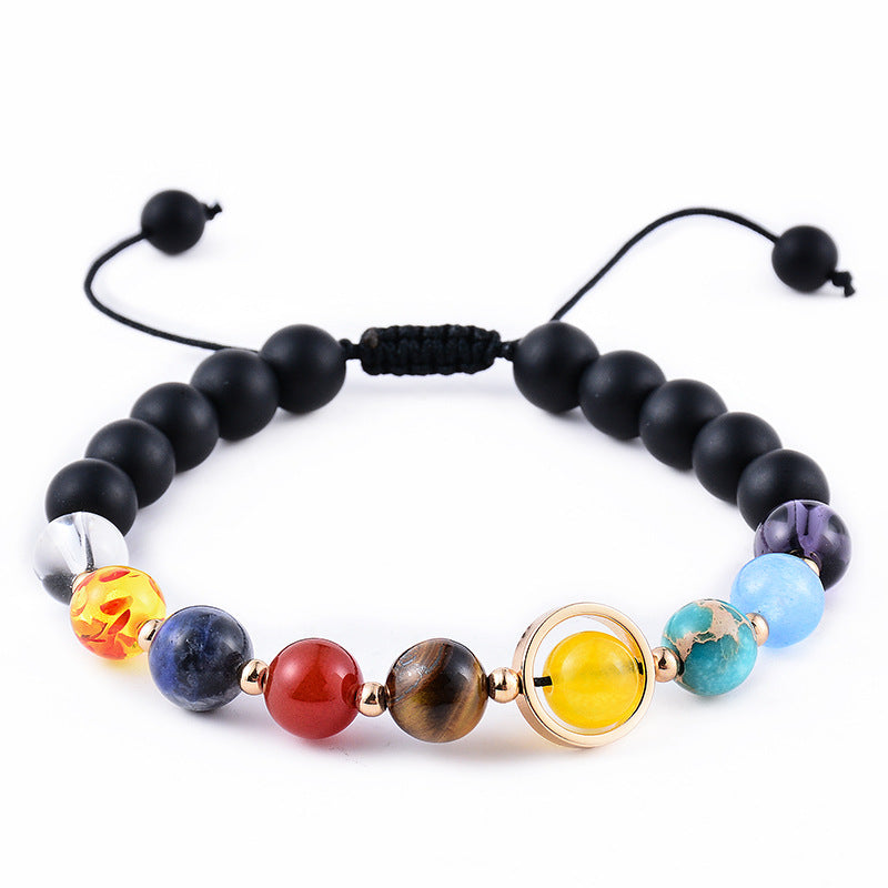 Universe Galaxy Solar System Eight Planets Bracelets