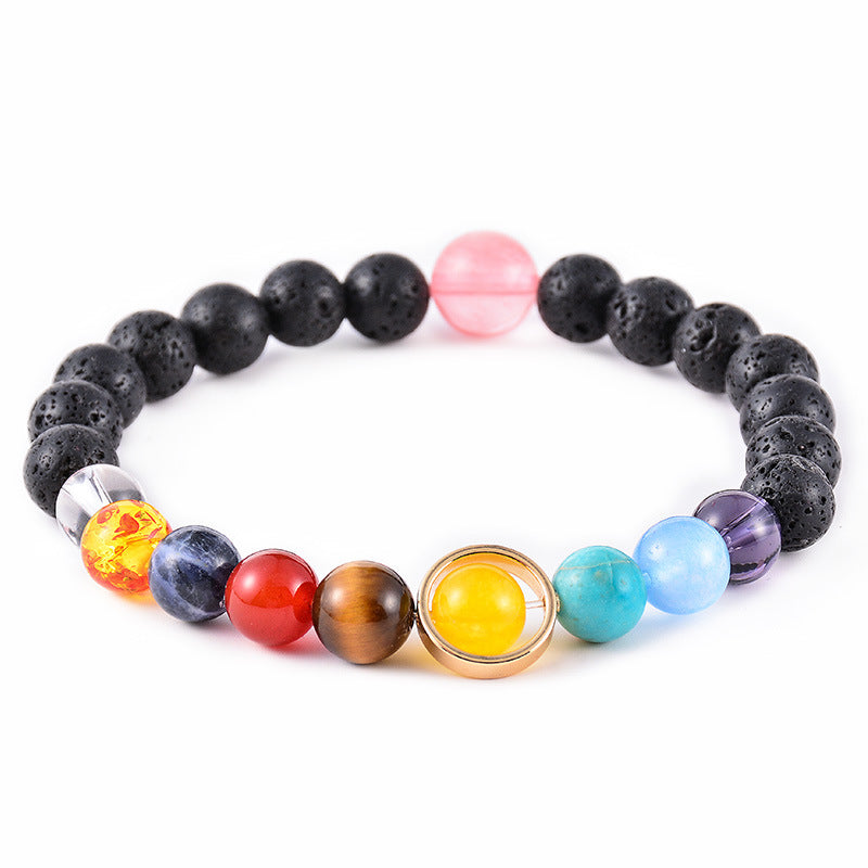 Universe Galaxy Solar System Eight Planets Bracelets