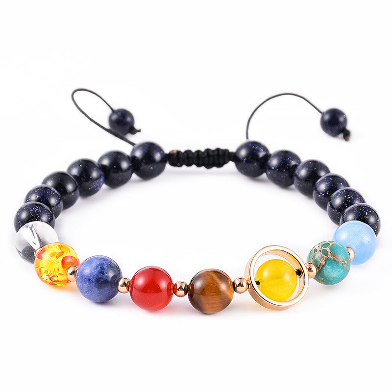 Universe Galaxy Solar System Eight Planets Bracelets