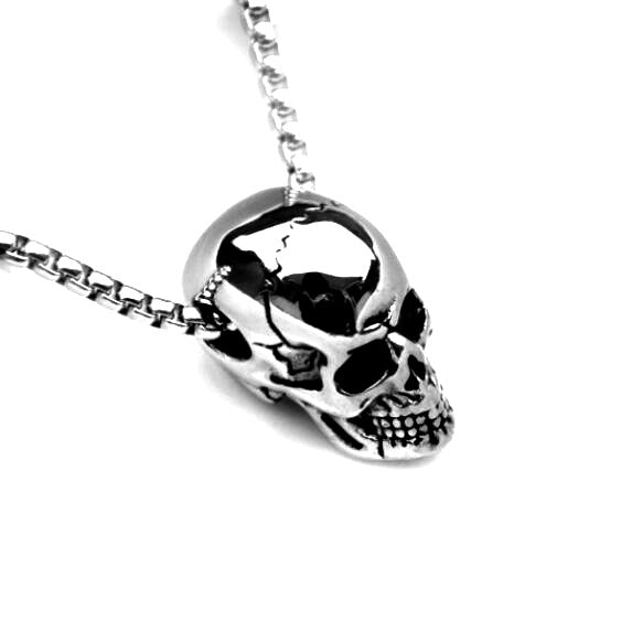 Men's Ornament Fashion Titanium Steel Skull Hip Hop Necklaces