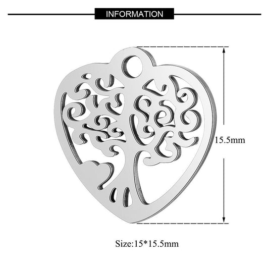 Mirror High-grade Polished Tree Of Life Pendants