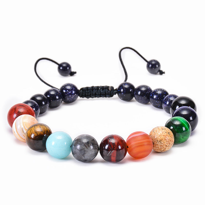 Universe Galaxy Solar System Eight Planets Bracelets