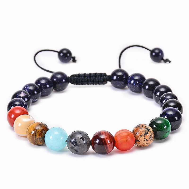 Universe Galaxy Solar System Eight Planets Bracelets