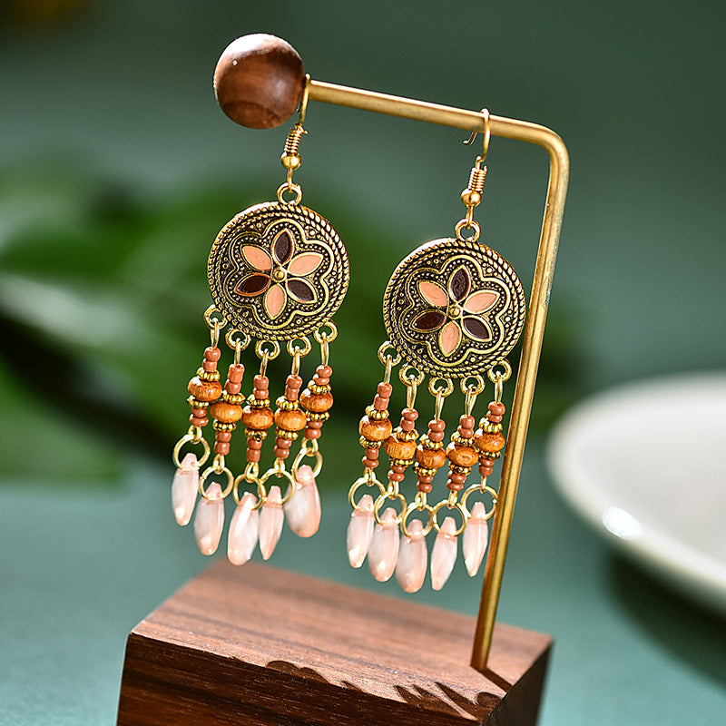 Color Bohemian Water Drop Your Daisy Earrings