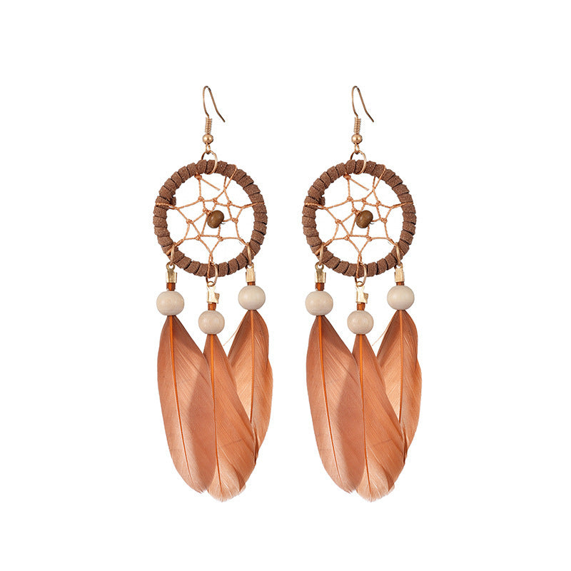 Your Long Copper Chain Retro Elegant Eardrops Earrings