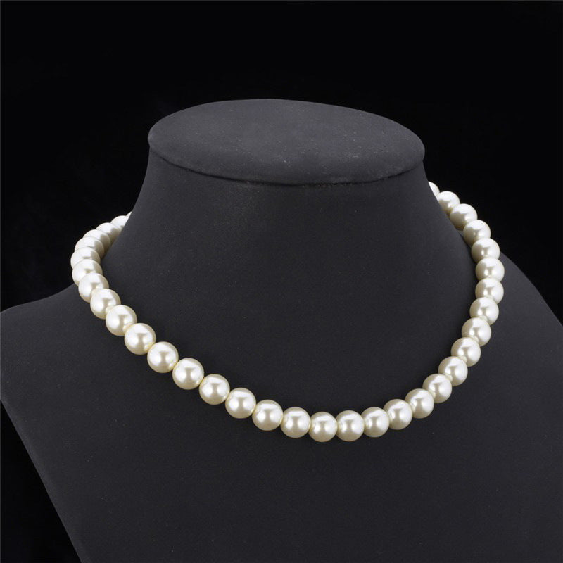 Ornament Fashion Simple Imitation Pearl Neck Accessories Elegant Necklaces