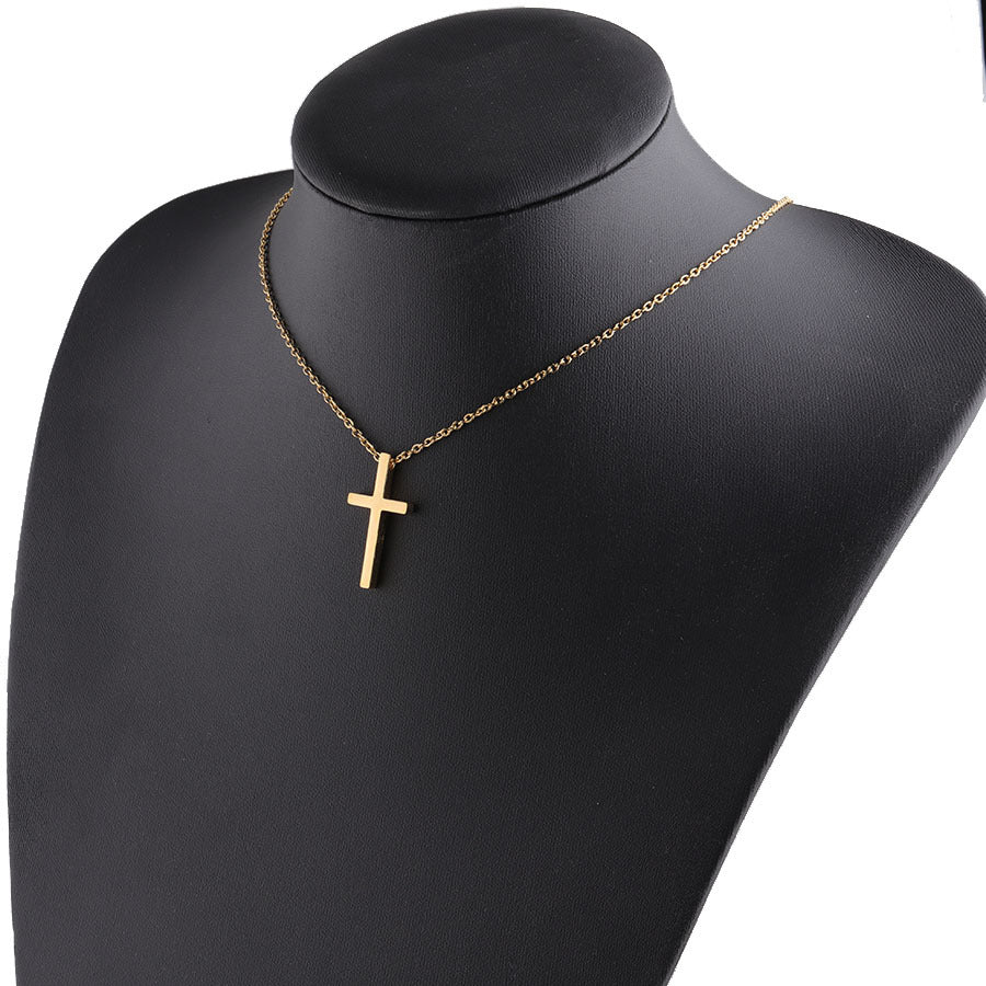 Steel Hip Hop Trend Cross Can Necklaces