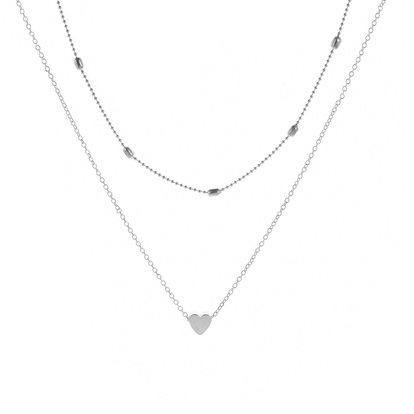 Women's Simple Trendy Street Shot Copper Peach Necklaces