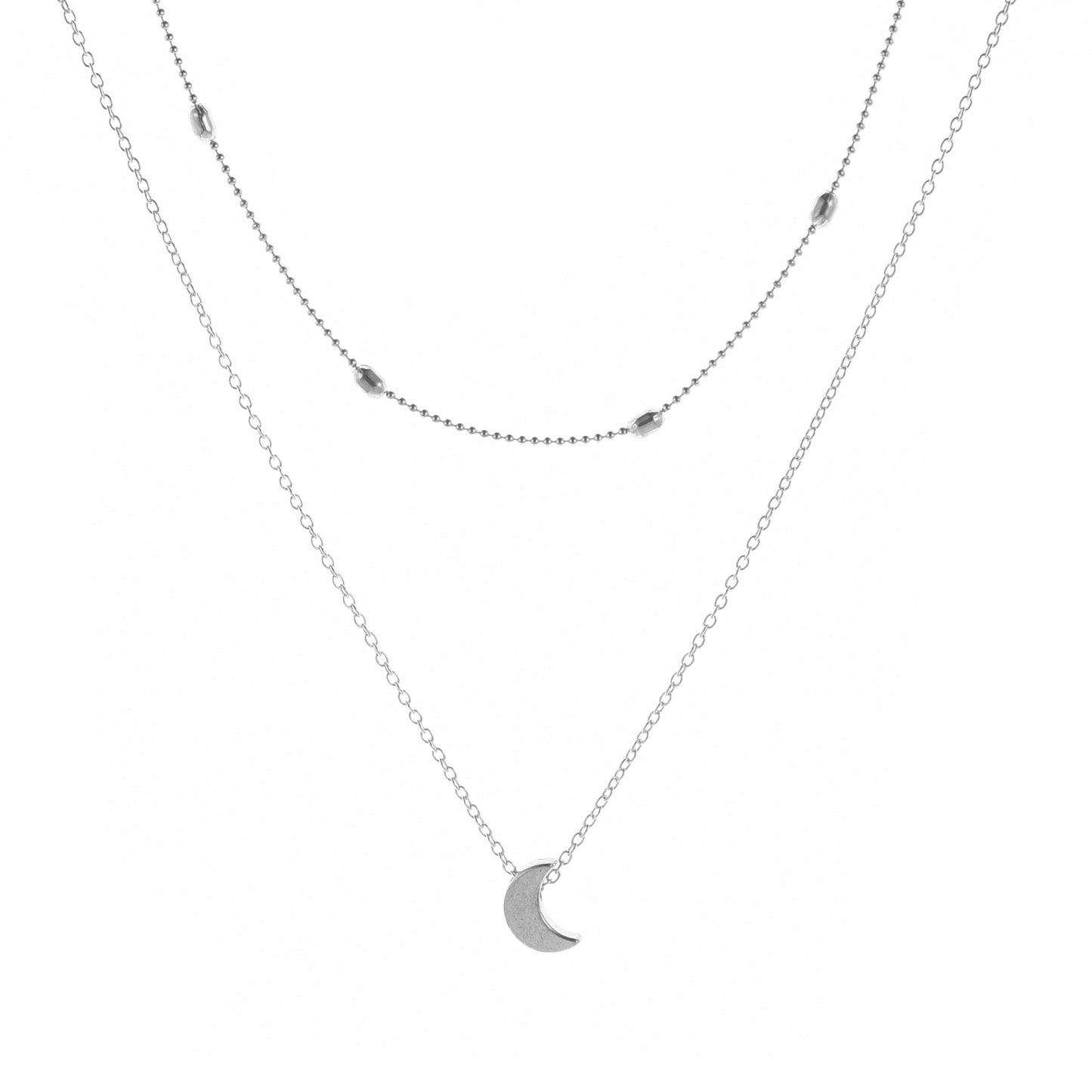 Women's Simple Trendy Street Shot Copper Peach Necklaces
