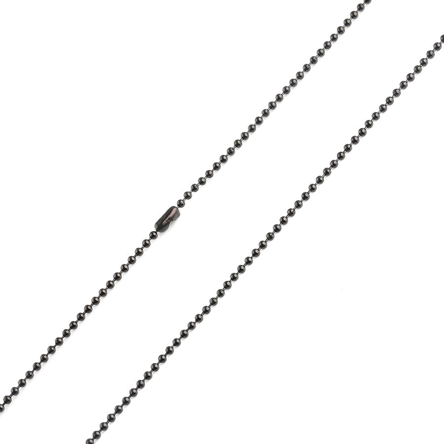 Stainless Steel Ball Bead Chain Decoration Necklaces