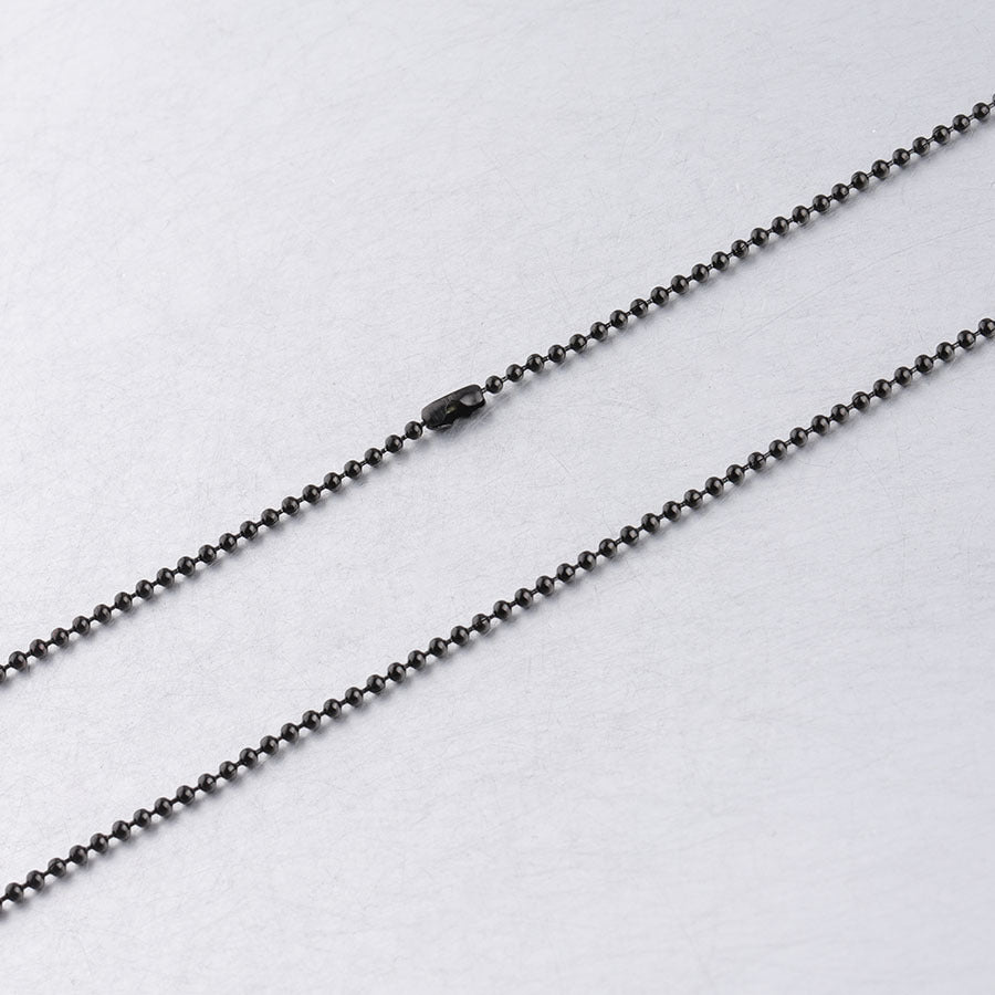 Stainless Steel Ball Bead Chain Decoration Necklaces