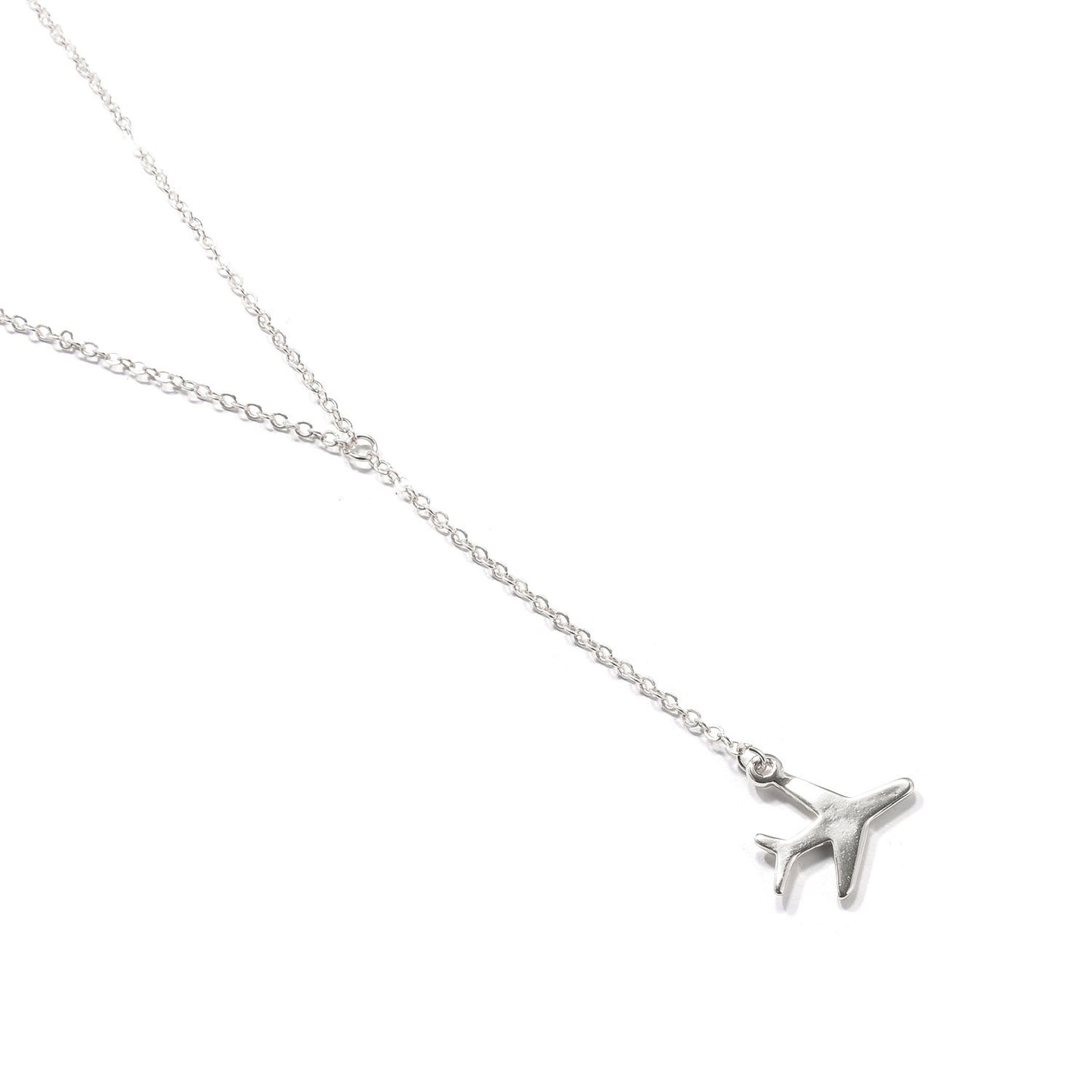 Ornament Short Alloy Aircraft Y-shaped Lady Temperament Necklaces