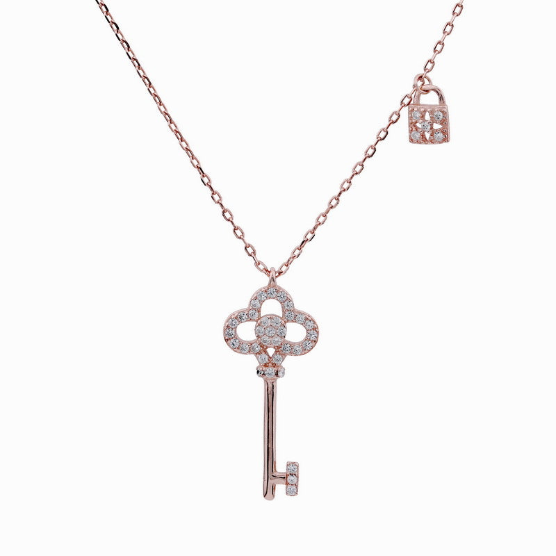 Women's Design Sterling Sier Key Light Luxury Necklaces