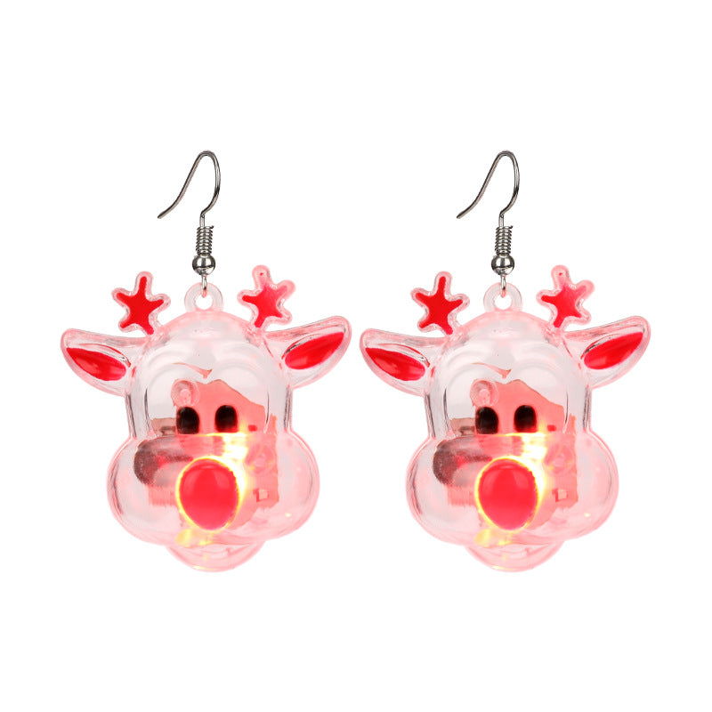 Sterling Sier Korean Style Premium Christmas Earrings