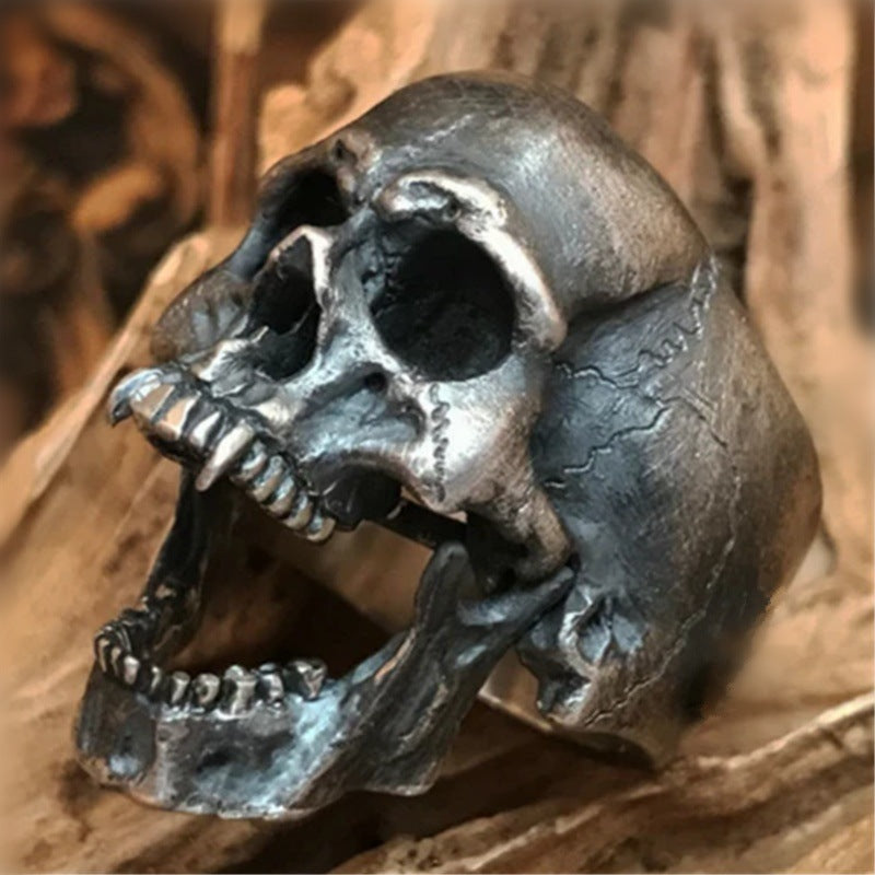 Men's Personality Skull Rock Gothic Punk Jewelry Rings