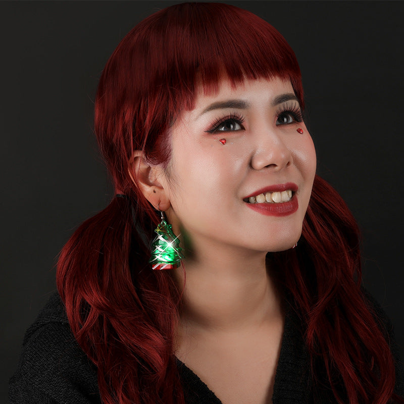 Sterling Sier Korean Style Premium Christmas Earrings