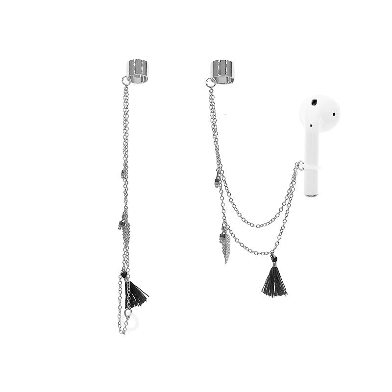 Earphone Series Apple Universal Love Tassel Letter Multiple Earrings